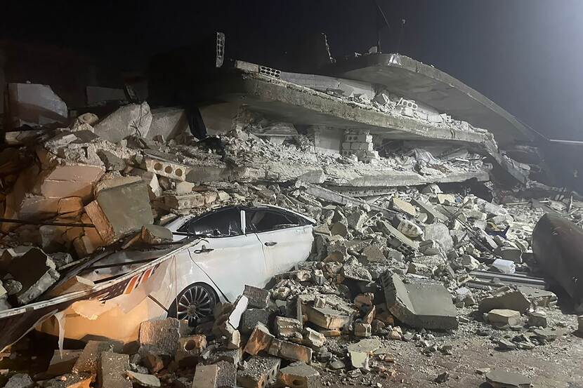 Aardbeving Turkije en Syrië