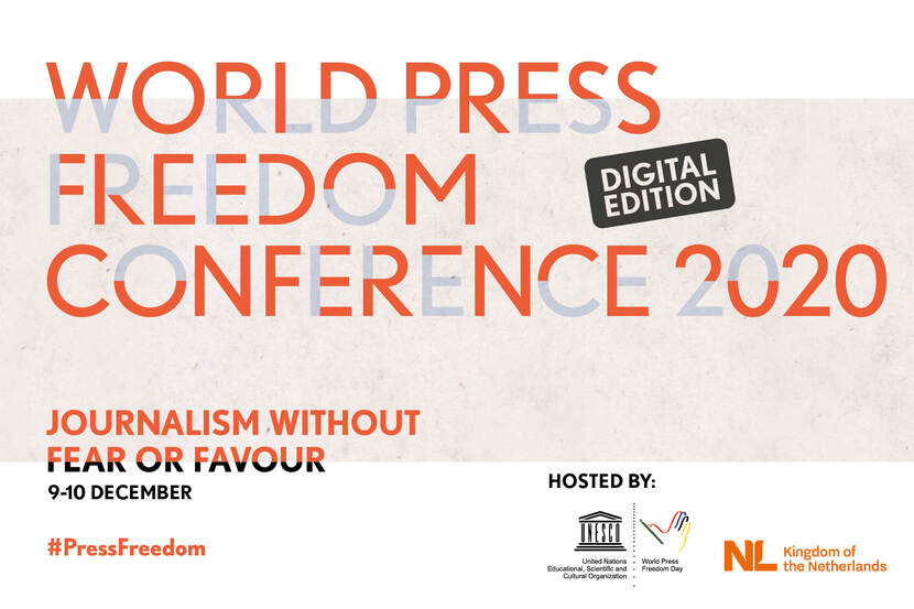 World Press Freedom Conference 2020 - Digital Edition - 9 en 10 december