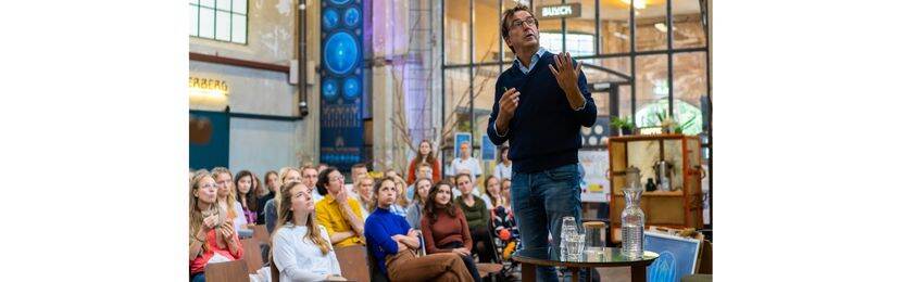 Diederik Gommers tijdens het Groene Zorg Festival